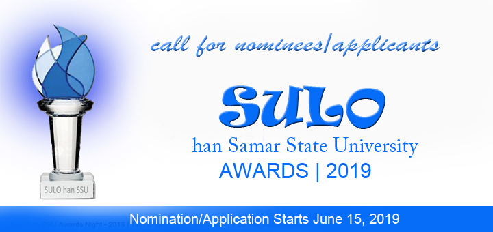 Call for SULO 2019 Award NomineesApplicants