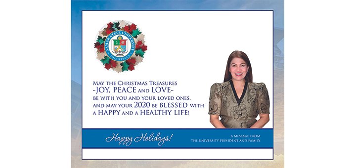 Christmas 2019 Message of SSU President, Dr. Marilyn D. Cardoso