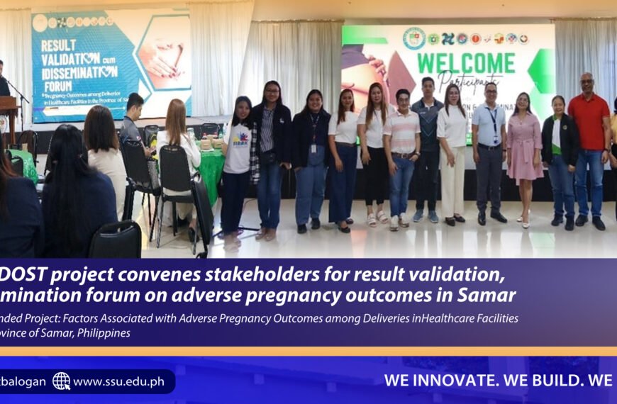 SSU-DOST project convenes stakeholders for result validation, dissemination forum on adverse pregnancy outcomes in Samar
